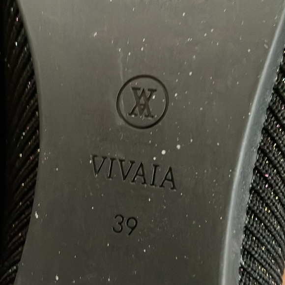 Vivaia Aria 5° pointed toe ballet flats 39 US 8 sparkle - Picture 7 of 8